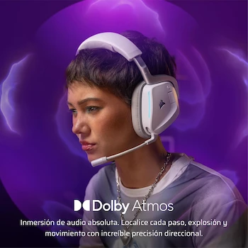 Imagen 3 de Corsair Void v2 Auriculares Inalámbricos Gaming Bluetooth Blanco