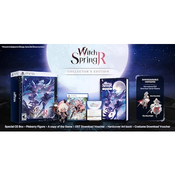 Imagen 2 de WitchSpring R Collector's Edition for PlayStation 5 - B0D6PFMK1S, Includes Full Game, 100-Page Artbook, Original Soundtrack CD, Acrylic Standee, Special Sticker, Double-Sided Poster