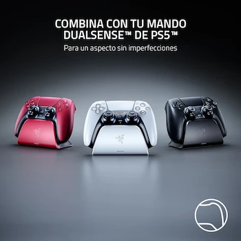 Imagen 4 de Razer RC21-01900100-R3U1 Base de Carga Rápida para Controlador PS5 DualSense Negro