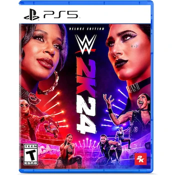 Imagen de referencia para WWE 2K24 Edición Deluxe para PlayStation 5 - Incluye Juego Base, Season Pass con Todos los Paquetes de Personajes y Bonos Exclusivos como SuperCharger y MyRISE MyGM