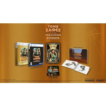 Imagen 2 de Tomb Raider I-III Remastered Starring Lara Croft Deluxe Edition for PlayStation 5 - Includes Digital Soundtrack, Physical Map Booklet, and Steelbook Case
