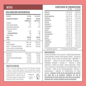 Imagen 2 de Birdman Fitmingo Proteína Vegana con Fit, Beauty y Balance Blends 1700g Sabor Moka