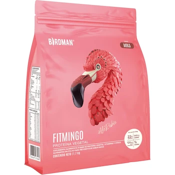 Imagen 5 de Birdman Fitmingo Proteína Vegana con Fit, Beauty y Balance Blends 1700g Sabor Moka