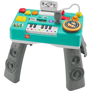 Imagen de referencia para Fisher-Price Ríe y Aprende Mesa Musical Aprende Conmigo Modelo HJK45 Multicolor para Bebés de 6 a 36 Meses