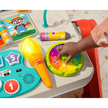 Imagen 2 de Fisher-Price Juguete para Bebés Mesa de Actividades 4 en 1 para Bebés de 6 Meses en Adelante
