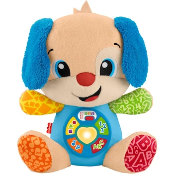 Imagen de referencia para Fisher-Price Ríe y Aprende Perrito Aprende Conmigo Juguete para Bebés de 6 a 36 Meses Multicolor Modelo FPP53