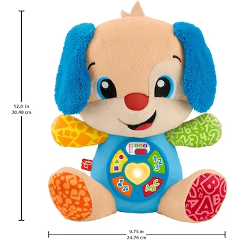 Imagen 3 de Fisher-Price Ríe y Aprende Perrito Aprende Conmigo Juguete para Bebés de 6 a 36 Meses Multicolor Modelo FPP53
