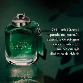 Imagen 4 de Coach Green by Coach Eau de Toilette Spray for Men 3.3 oz 100 ml