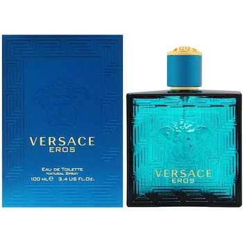 Imagen de referencia para Versace Eros Pour Homme Eau de Toilette Spray para Hombre, 100 ml (3.4 fl oz)