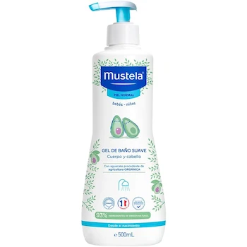 Imagen de referencia para Mustela Gel de Baño Corporal Suave para Bebés y Niños 500 ml