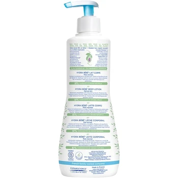 Imagen 3 de Mustela Hydra Bébé Loción Corporal Hidratante para Bebé 500ml