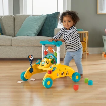 Imagen 5 de Fisher-Price Andadera de Dos Lados Primeros Pasos Modelo HJR17 para Bebés de 6 Meses en Adelante
