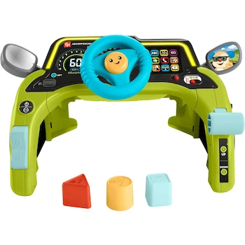 Imagen 3 de Fisher-Price Ríe y Aprende Volante de Actividades Interactivas para Bebés de 6 Meses en Adelante, Modelo HYP34