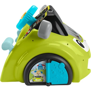 Imagen 4 de Fisher-Price Ríe y Aprende Volante de Actividades Interactivas para Bebés de 6 Meses en Adelante, Modelo HYP34