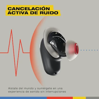 Imagen 3 de Skullcandy Method 360 ANC Sonido Bose Auriculares Inalámbricos Bluetooth - Negro