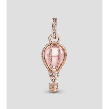 Imagen 3 de Pandora 789434C01 Charm Globo Aerostático con Zirconias Cúbicas Transparentes Plata de Ley Mujer