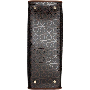 Imagen 3 de Calvin Klein Margot Novelty Medium Tote Bag con Relieve de Logotipo Texturizado en Color Negro