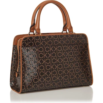 Imagen 4 de Calvin Klein Margot Novelty Medium Tote Bag con Relieve de Logotipo Texturizado en Color Negro