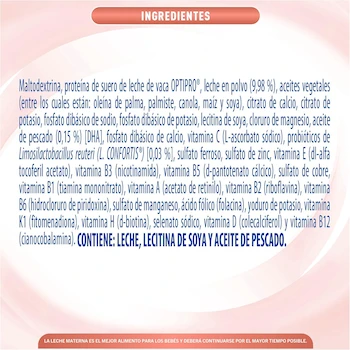 Imagen 3 de Fórmula Infantil NAN 3 Optimal Pro Baja en Lactosa para Niños de 1 a 3 Años Lata 800g