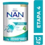 Miniatura de NAN 4 Fórmula en Polvo para Bebé Optimal Pro Alimento para Niños a Base de Leche Fórmula de Crecimiento Lata 1.2kg