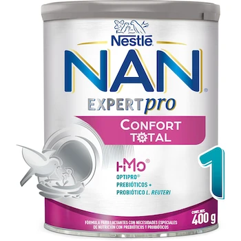 Imagen de referencia para NAN Expert Pro Confort Total 1 Fórmula Infantil 0-6 Meses Lata 400g