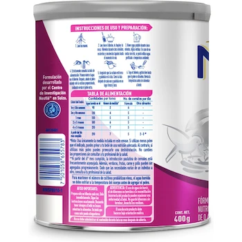 Imagen 3 de NAN Expert Pro Confort Total 1 Fórmula Infantil 0-6 Meses Lata 400g