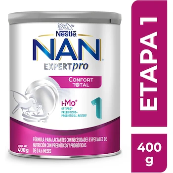 Imagen 5 de NAN Expert Pro Confort Total 1 Fórmula Infantil 0-6 Meses Lata 400g