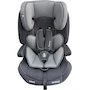 Miniatura de Silla de Carro para Bebé PRINSEL Booster 1 2 3 Gris/Negro de 9 Meses a 4 Años con Respaldo Removible