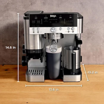 Imagen 3 de Cafetera Espresso Ninja Serie Luxe Café Premier Modelo ES601 Color Negro