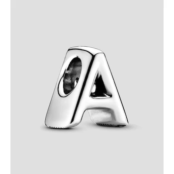Imagen de referencia para Pandora Charm Letra A Reversible en Plata Esterlina 925 con Circonia Cúbica Transparente 797455 Mujer
