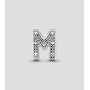 Miniatura de Pandora Charm Colgante Letra M en Plata Esterlina .925 con Circonia Cúbica Transparente Modelo 798363