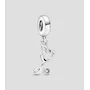 Miniatura de Pandora Charm Colgante Estetoscopio con Estampado Rosa y Circonita Cúbica 799590C01 Plata .925