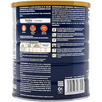 Imagen 4 de Similac Sensitive 800g Fórmula para Lactantes Sin Lactosa en Polvo