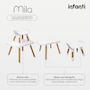 Miniatura de INFANTI Silla Alta para Bebé 3 en 1 Mila Beige Convertible de 6 Meses a 25 kg
