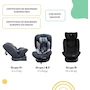 Miniatura de Autoasiento para Bebé Kinderkraft XPEDITION 2 Gris y Negro 0-36 kg Rotación 360° ISOFIX