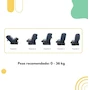 Miniatura de Autoasiento para Bebé Kinderkraft XPEDITION 2 Gris y Negro 0-36 kg Rotación 360° ISOFIX