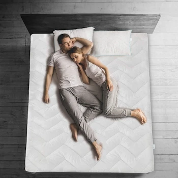 Imagen 2 de Sognare Cubre Colchón Fussion Extra Confort 60% Más Relleno Matrimonial 100% Algodón