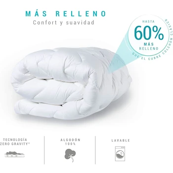 Imagen 4 de Sognare Cubre Colchón Fussion Extra Confort 60% Más Relleno Matrimonial 100% Algodón