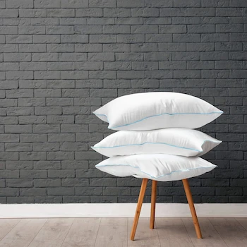 Imagen 2 de Sognare Nuo Pack de 2 Almohadas Tamaño Estándar Semi Firme con Relleno de Microfibras de Gel Hipoalergénicas y Lavables