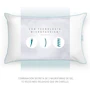 Miniatura de Sognare Nuo Pack de 2 Almohadas Tamaño Estándar Semi Firme con Relleno de Microfibras de Gel Hipoalergénicas y Lavables