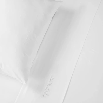 Imagen 5 de Sognare Juego de Sábanas Softy Matrimonial Blanco Lisas 4 Piezas