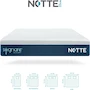 Miniatura de Sognare Notte Colchón Individual Memory Foam Azul Semi Firme 100x190x25 cm