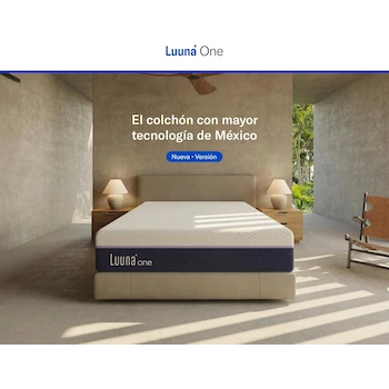 Imagen 3 de Luuna Colchón Individual One Suave Memory Foam con 8 Tecnologías Hecho en México