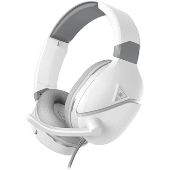 Imagen alusiva al producto Turtle Beach Recon 200 Gen 2 Powered Gaming Headset Blanco para Xbox Series X, Xbox Series S, Xbox One, PlayStation 5, PlayStation 4, Nintendo Switch, dispositivos móviles y PC con conexión de 3.5 mm