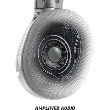 Imagen 2 de Turtle Beach Recon 200 Gen 2 Powered Gaming Headset Blanco para Xbox Series X, Xbox Series S, Xbox One, PlayStation 5, PlayStation 4, Nintendo Switch, dispositivos móviles y PC con conexión de 3.5 mm