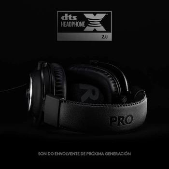 Imagen 3 de Logitech G PRO X Audífonos Gaming con Cable y Micrófono Blue VO!CE DTS Headphone:X 7.1 Controladores PRO-G 50mm Sonido Surround 7.1 para Esports PC PS Xbox Nintendo Switch - Negro