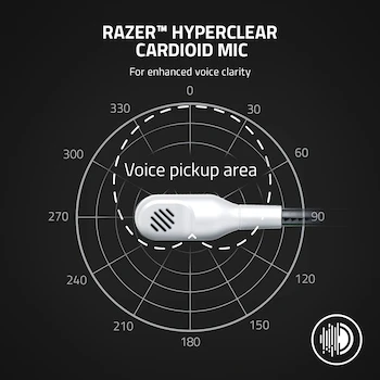 Imagen 3 de Razer Kaira Wireless Gaming Headset for Xbox Series X|S, Xbox One and PC - White