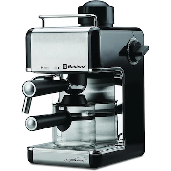Imagen de referencia para Koblenz CKM-650 EIN Cafetera Espresso y Cappuccino 4 Tazas 3.5 Bar 800W Negro con Acero Inoxidable 00-0603-00-1
