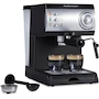 Miniatura de Hamilton Beach 40715 Cafetera Espresso y Cappuccino 15 Bar 2 Tazas Negro y Plata