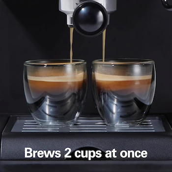 Imagen 5 de Hamilton Beach 40715 Cafetera Espresso y Cappuccino 15 Bar 2 Tazas Negro y Plata
